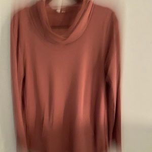 cowl neck athletic top